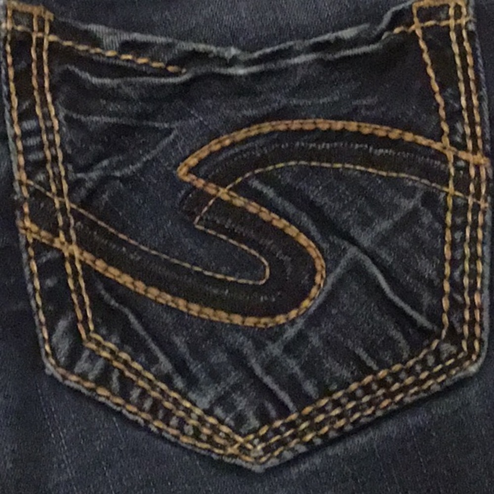 Silver Straight leg Jeans